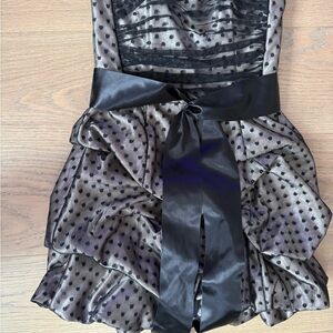 Jessica McClintock Gunne Sax Black SDress#81